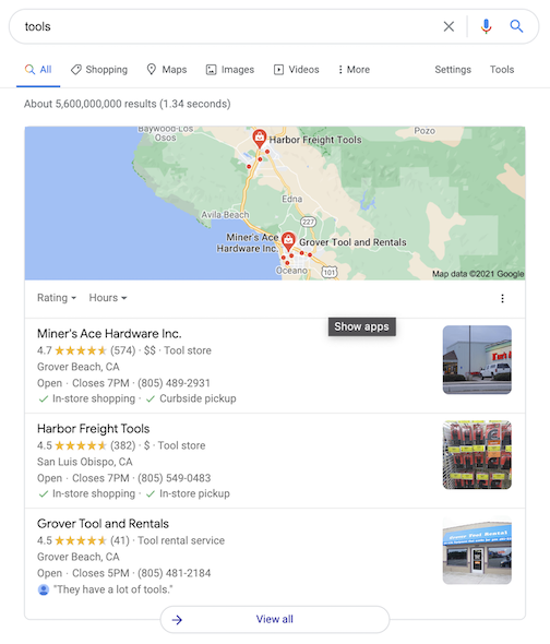 Local Pack SERP Feature