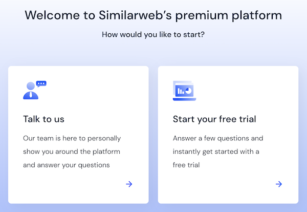 Similarweb free trial