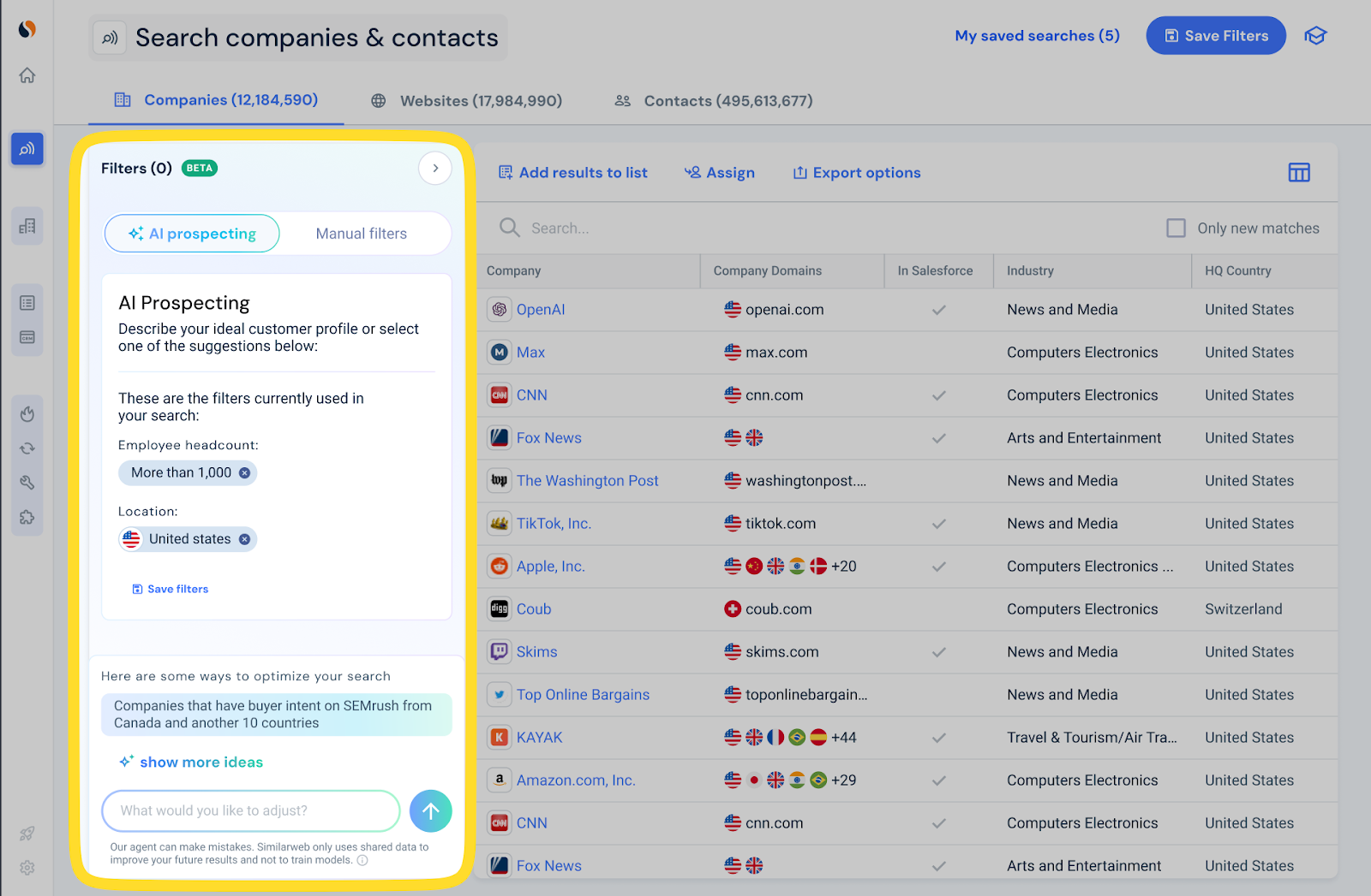 Similarweb AI Prospecting Agent