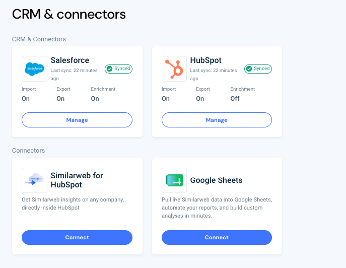 CRM & Connectors