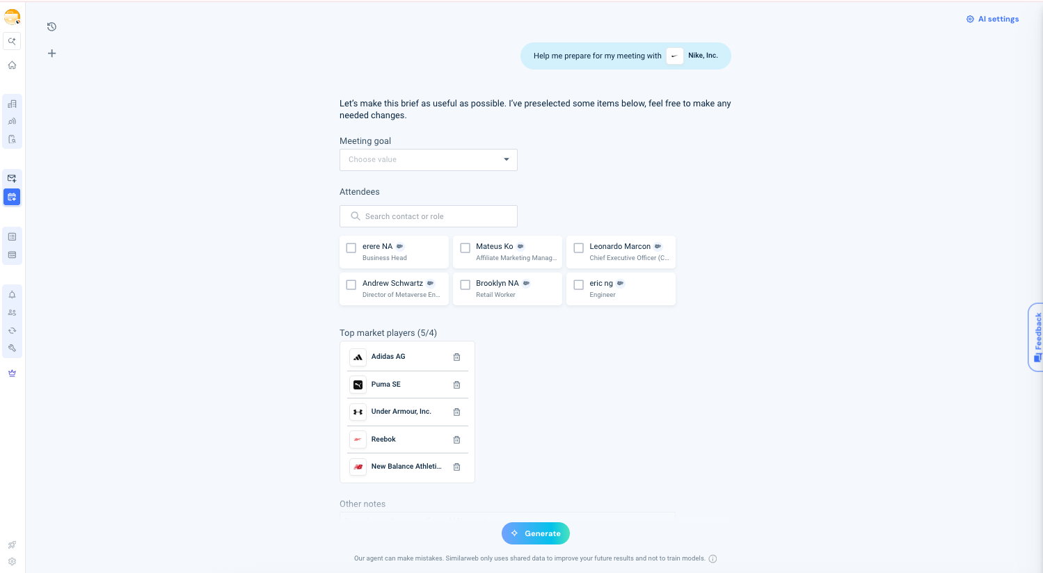 Start by choosing a company