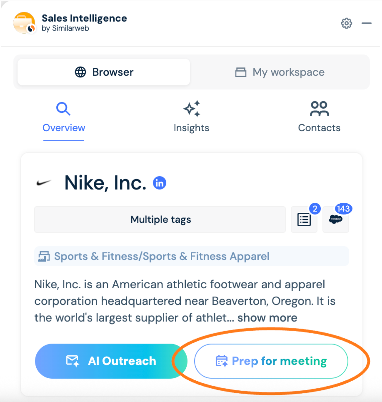 Similarweb Chrome Extension