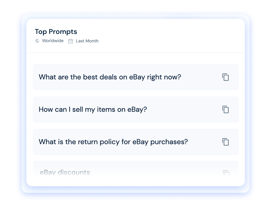 Top prompts