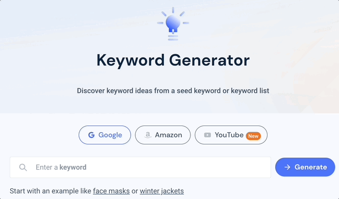SEO keyword generator